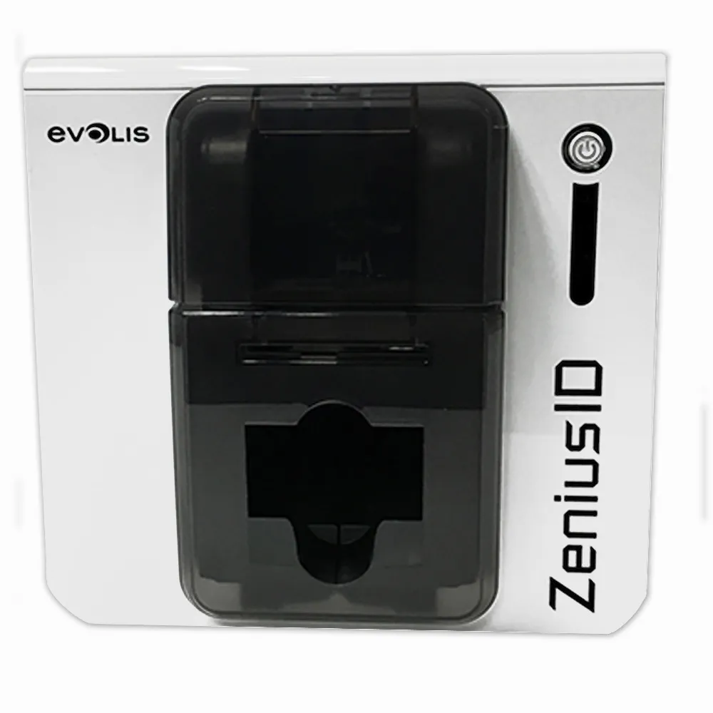 Evolis ZeniusID ID Card Printer Single-Sided - Grey Brown