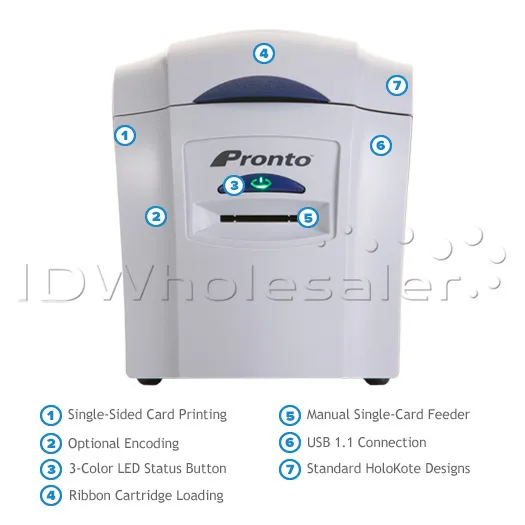 Magicard Pronto ID Card Printer - Single-Sided - Image 2